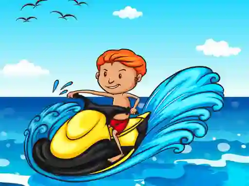 Jwèt Jet Ski Summer Fun Hidden sou entènèt