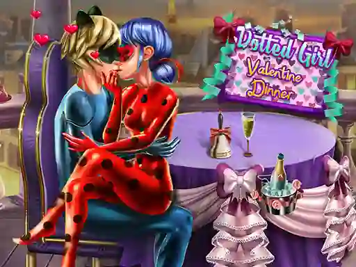 Jwèt Dotted Girl Valentine Dinner sou entènèt