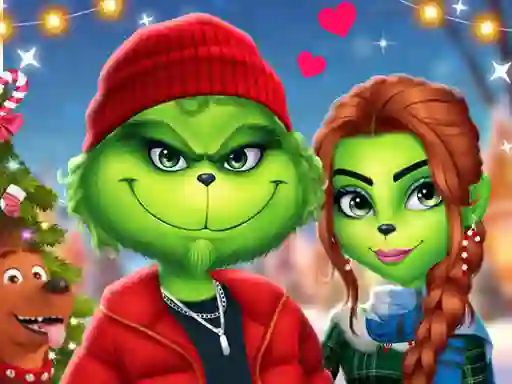 Jwèt The Grench Couple Holiday Dress up sou entènèt