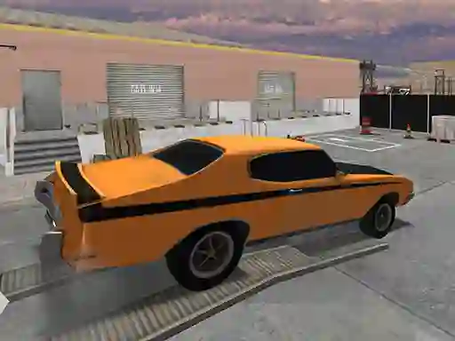 Jwèt Backyard Car Parking sou entènèt
