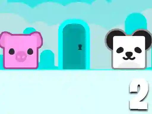 Jwèt Panda Escape With Piggy 2 sou entènèt