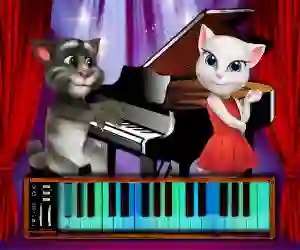 Jwèt Talking Tom Piano Time sou entènèt