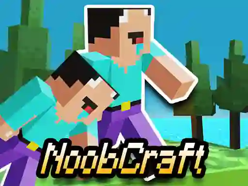 Jwèt Parkour Craft Noob Steve 2 sou entènèt