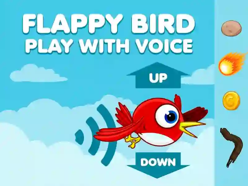 Jwèt Flappy Bird Play with Voice sou entènèt