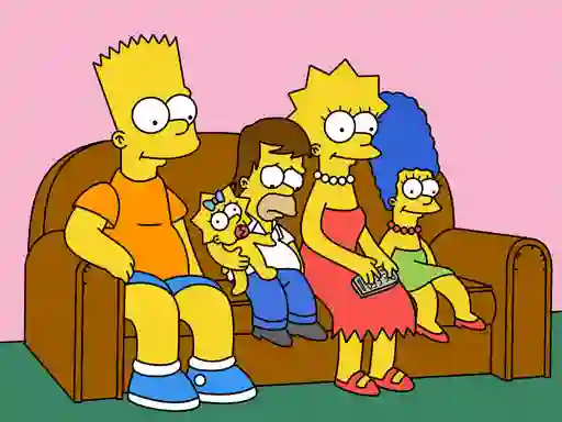 Jwèt The Simpsons Jigsaw Puzzle sou entènèt