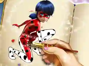 Jwèt Dotted Girl Coloring Book sou entènèt