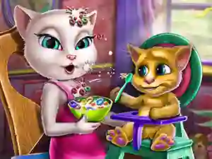 Jwèt Angela Toddler Feed sou entènèt