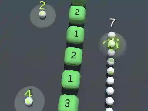 Jwèt Snake 3D Block sou entènèt