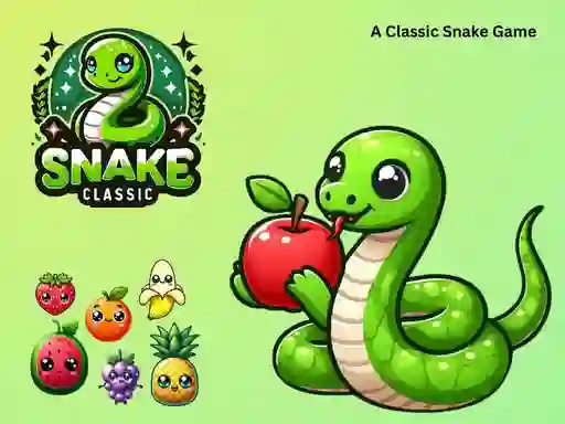 Jwèt Snake Classic sou entènèt