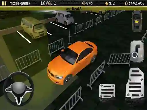 Jwèt Night Car Parking Simulator sou entènèt