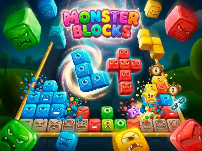 Jwèt Monster Blocks sou entènèt