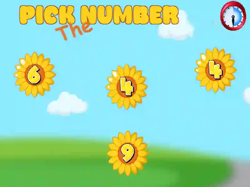 Jwèt Pick The Number sou entènèt