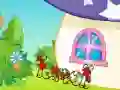 Jwèt Smurf House Decorating sou entènèt