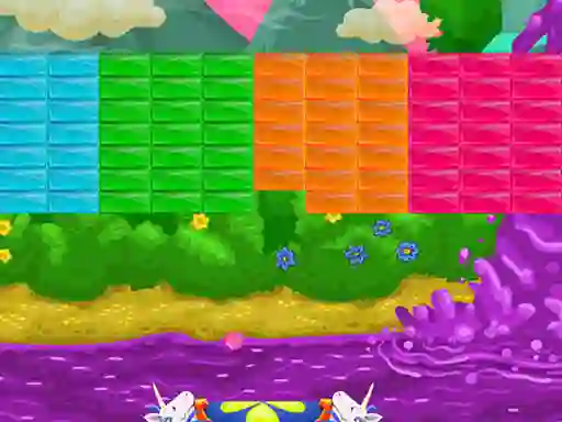 Jwèt Brick Breaker Unicorn sou entènèt