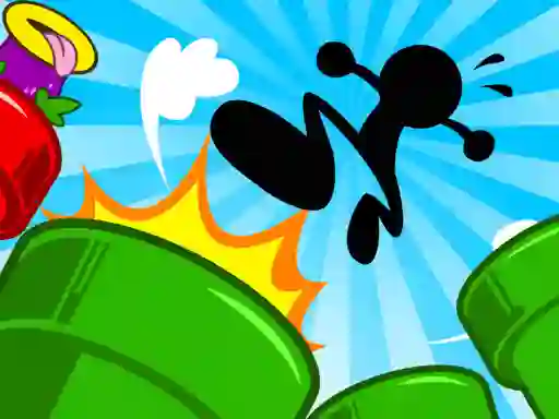 Jwèt Stickman Bouncing sou entènèt