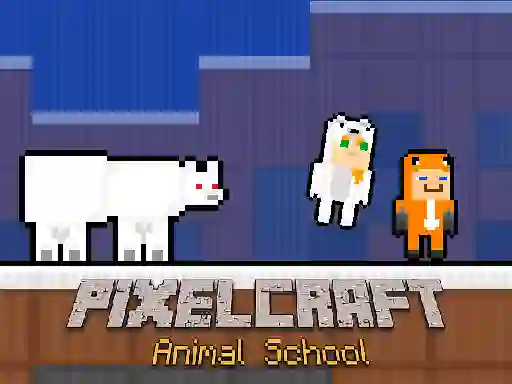 Jwèt PixelCraft Animal School sou entènèt