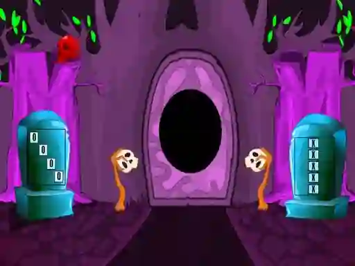 Jwèt Halloween Forest Escape sou entènèt