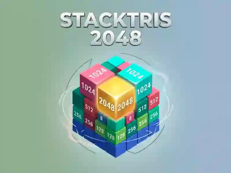 Jwèt Stacktris 2048 sou entènèt