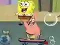 Jwèt Spongebob Skater sou entènèt