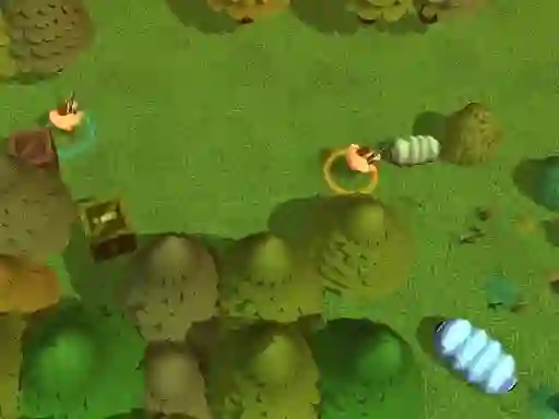 Jwèt Worms Combat Coop sou entènèt
