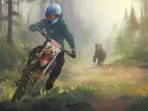 Jwèt Moto Maniac 3 sou entènèt