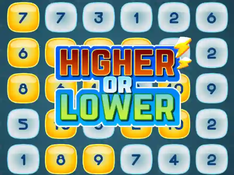 Jwèt Higher or Lower sou entènèt