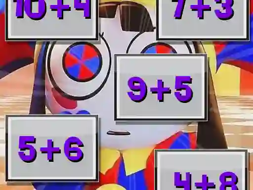 Jwèt Pomni Math Game sou entènèt