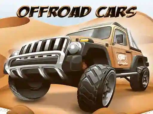 Jwèt Offroad Cars Jigsaw sou entènèt