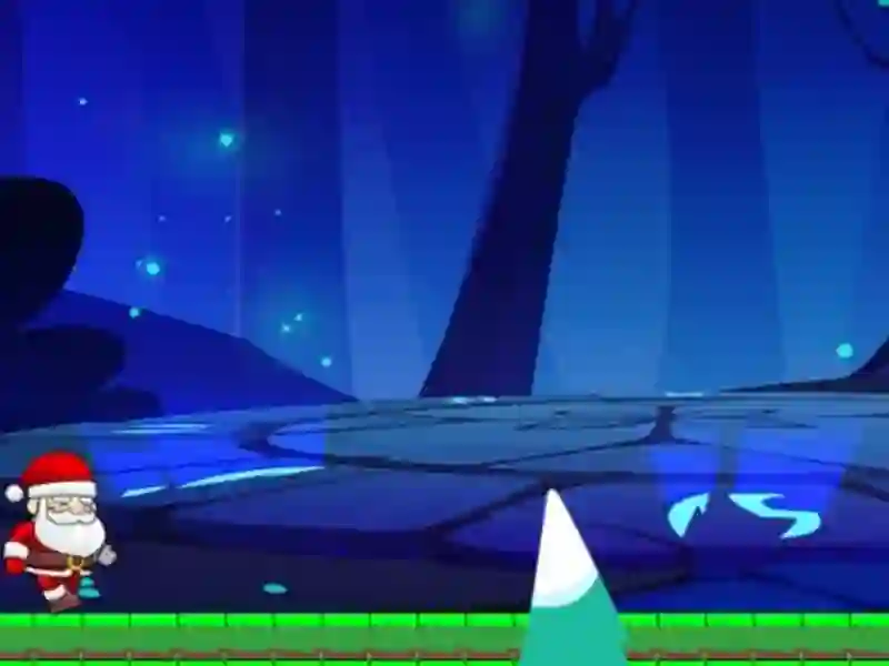 Jwèt Santa Runner 2D sou entènèt