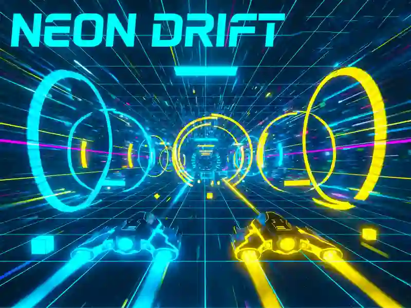 Jwèt Neon Drift sou entènèt