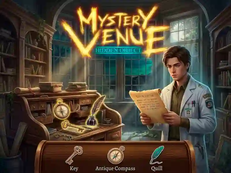 Jwèt Mystery Venue Hidden Object sou entènèt