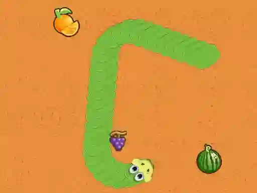 Jwèt Snake Want Fruits sou entènèt