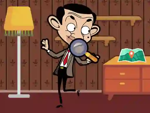 Jwèt Mr Bean Hidden Objects sou entènèt