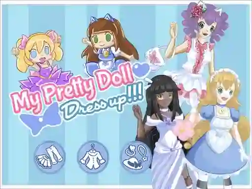 Jwèt My pretty doll : Dress up sou entènèt