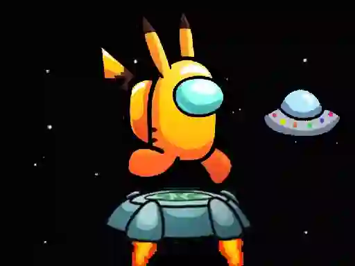 Jwèt Among Them Space Run sou entènèt