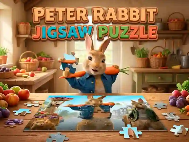 Jwèt Peter Rabbit Jigsaw Puzzle sou entènèt