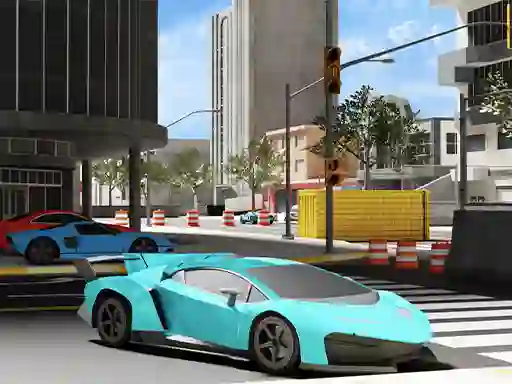 Jwèt Extreme Car Driving Parking sou entènèt