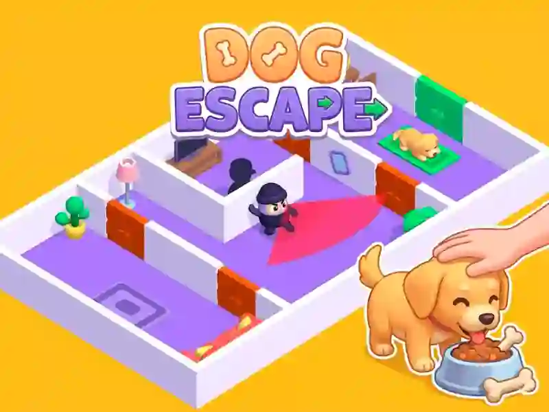 Jwèt Dog Escape sou entènèt