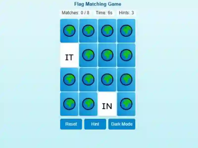 Jwèt Memory Match Flag Edition sou entènèt