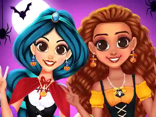 Jwèt BFFs Happy Halloween Party sou entènèt