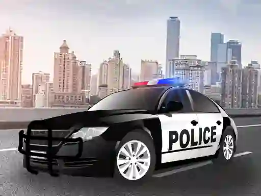 Jwèt Police Car Drive sou entènèt