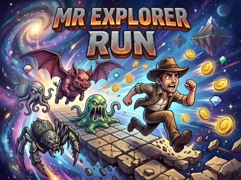 Jwèt Mr Explorer Run sou entènèt