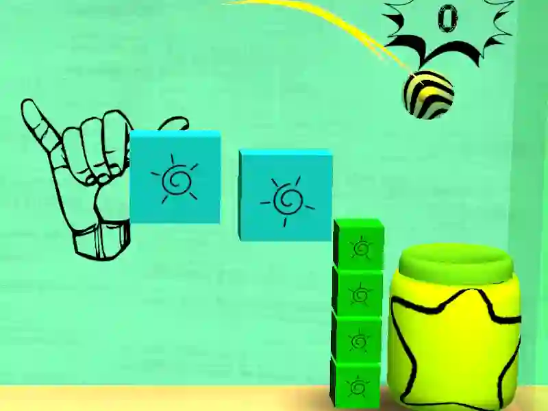 Jwèt Swipe Ball sou entènèt