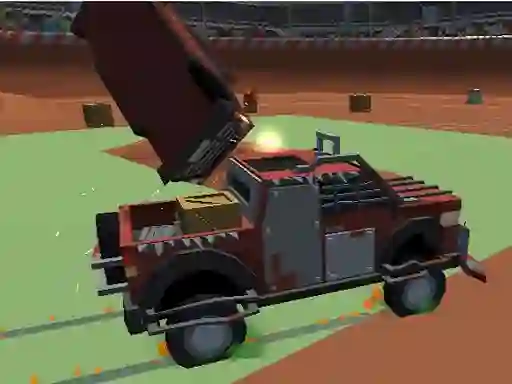 Jwèt Pixel Car Cash Demolition V1 sou entènèt