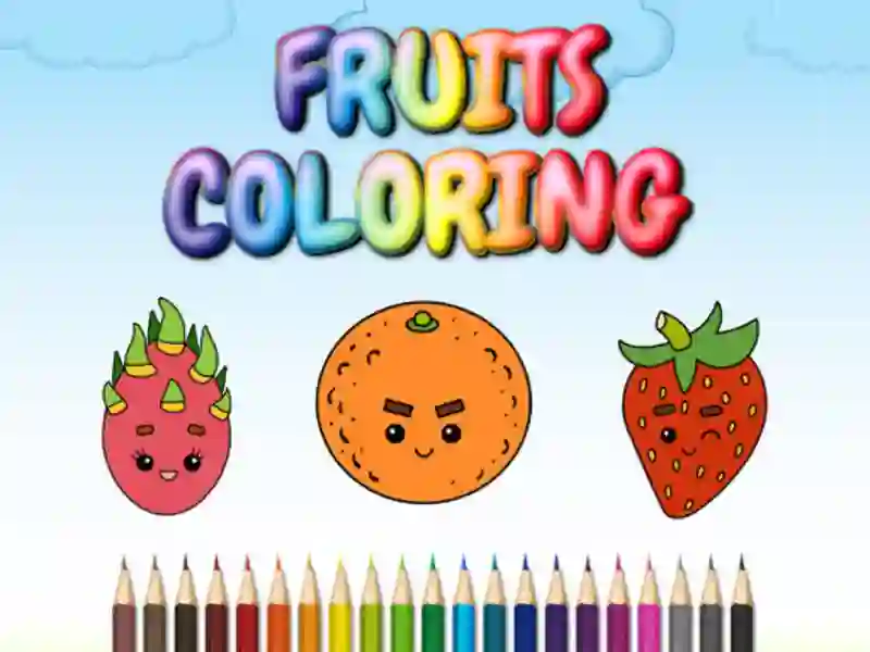 Jwèt FRUITS COLORING sou entènèt