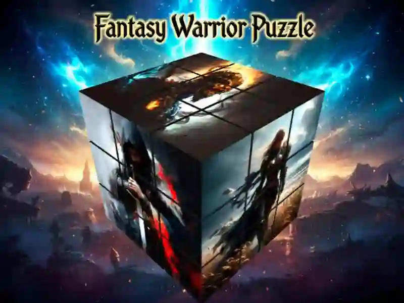 Jwèt Fantasy Warrior Puzzle sou entènèt