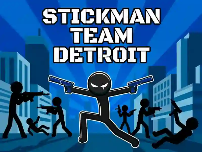 Jwèt Stickman Team Detroit sou entènèt