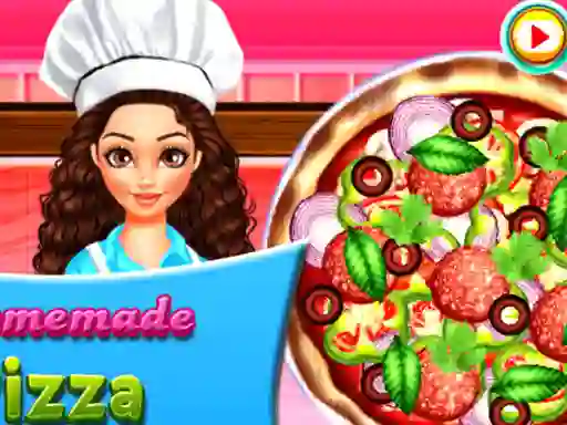 Jwèt Homemade Pizza Cooking sou entènèt