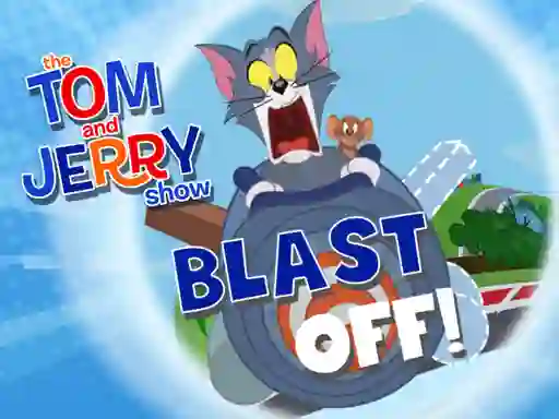 Jwèt The Tom and Jerry Show Blast off! sou entènèt