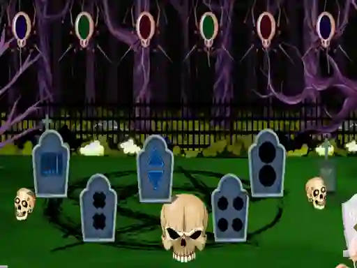 Jwèt Dark Cemetery Escape sou entènèt